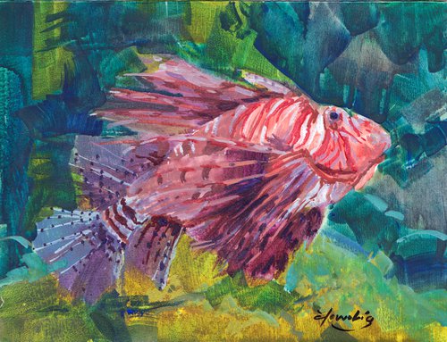 Lion Fish by Elo Wobig