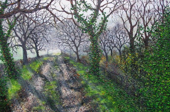 Misty February Morning  150cm x 100cm