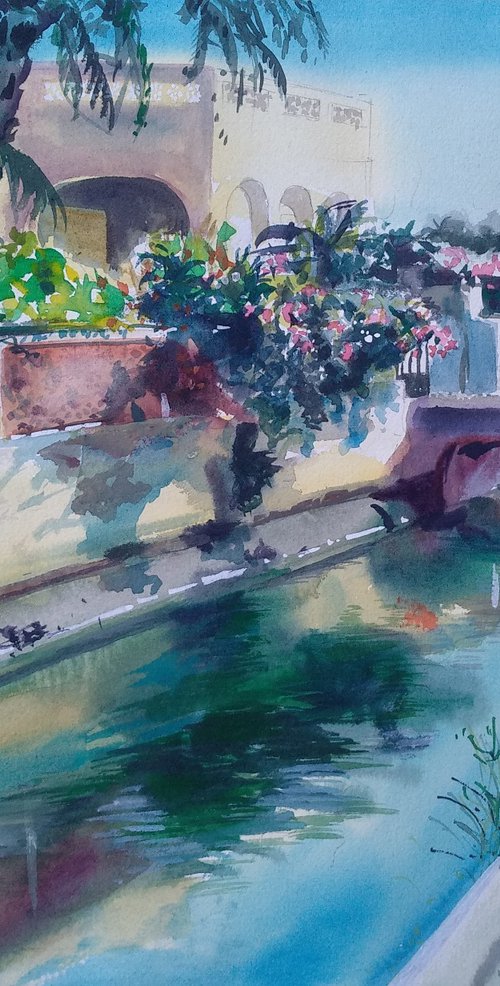 Un canal en Valencia by Marina Del Pozo