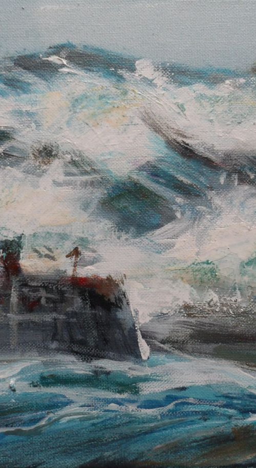 Harbour storm by Jean  Luce