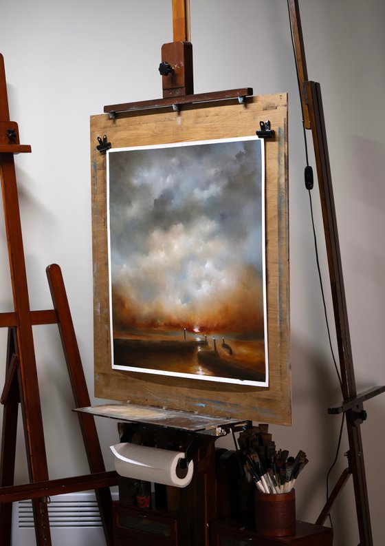 Whitby Harbour Sunset