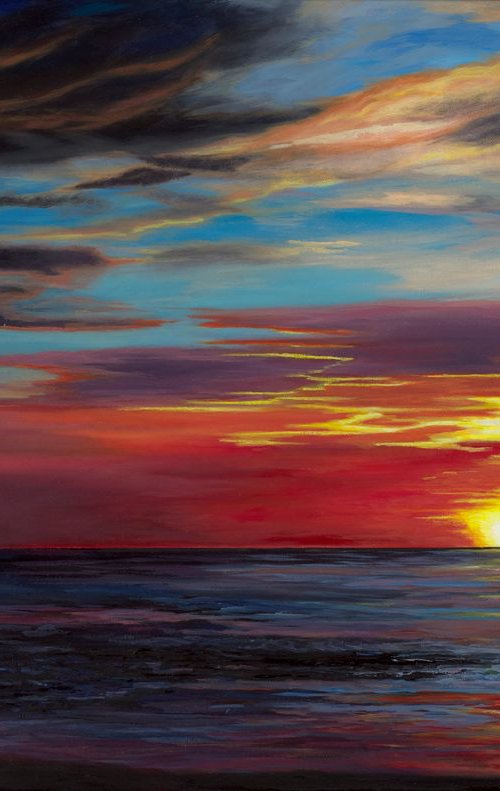 Pacific Sunset (V) by Diana Sandetskaya