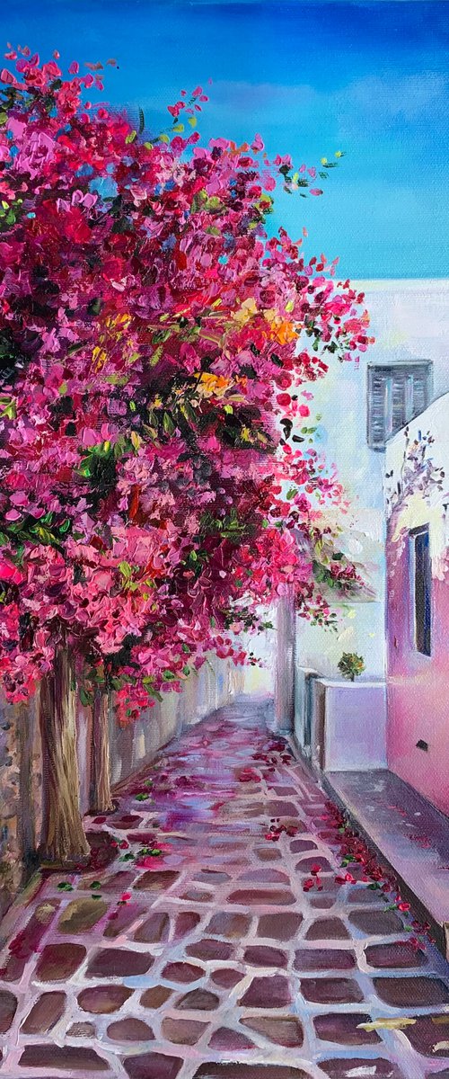 Pink Alley of Dreams by Olena Hontar