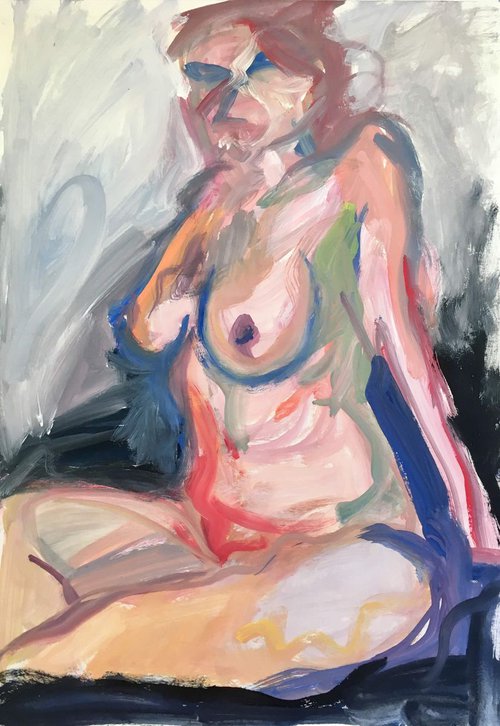 Naked angry woman 2 by Art Boloto