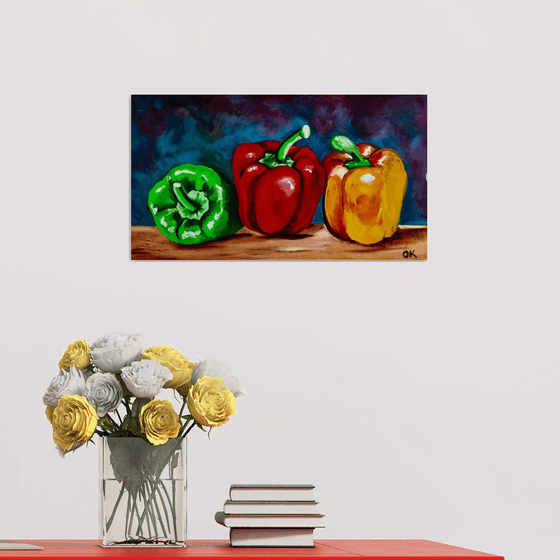 Still life with Peppers