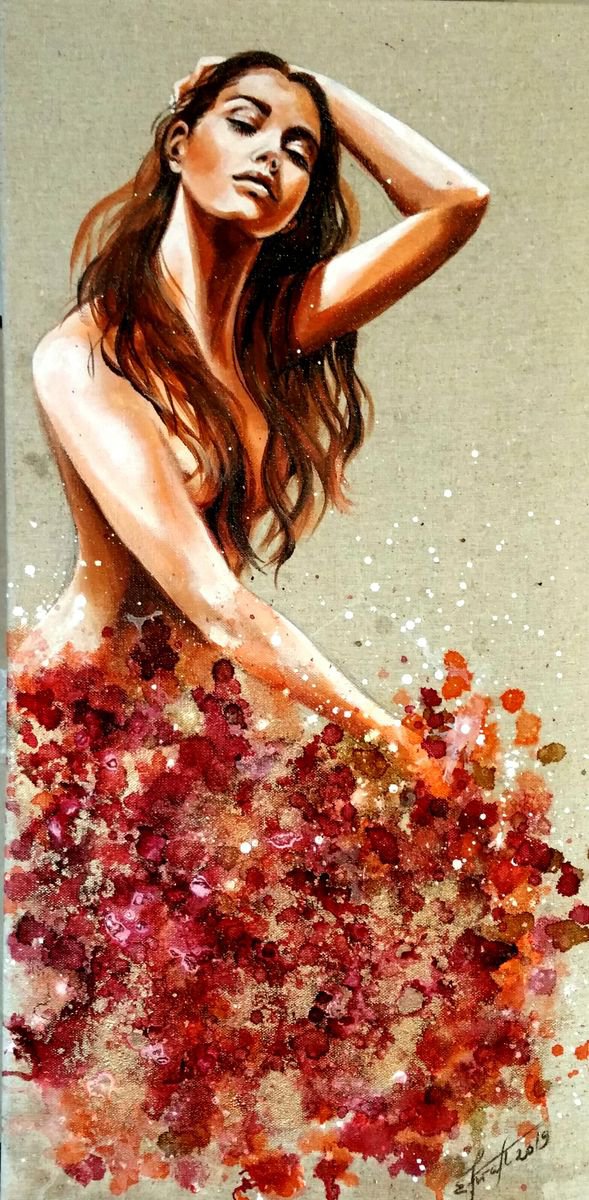 Born To Bloom I By Elena Kraft, 12 X 24, Artwork For Sale On Artfinder