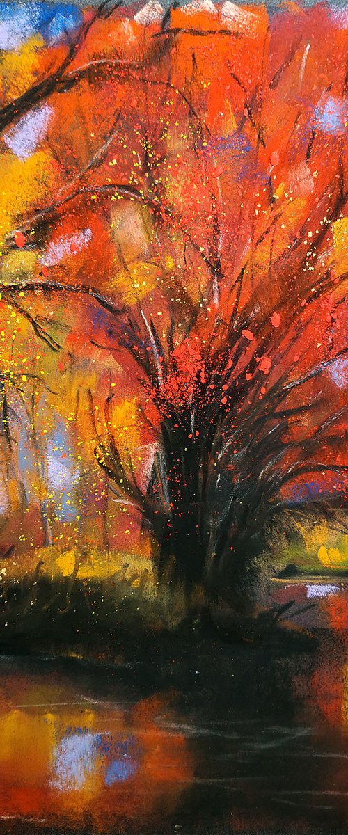 Autumn Lake by Richard Eijkenbroek