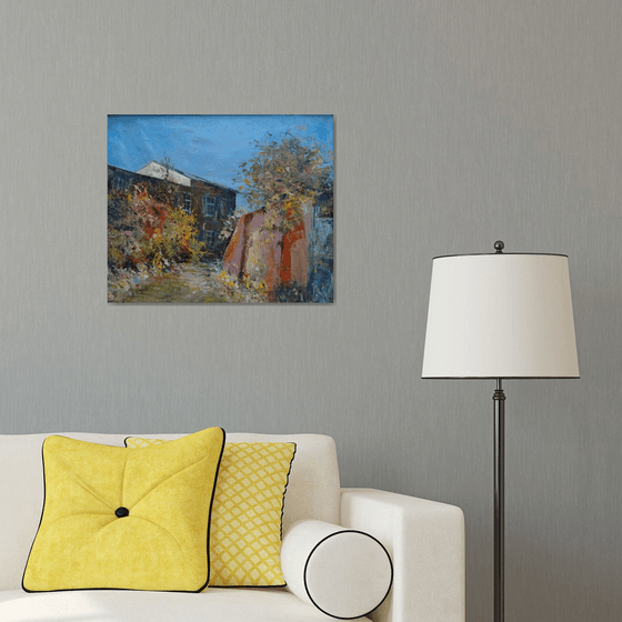 Landscape 50x60cm, oil/canvas