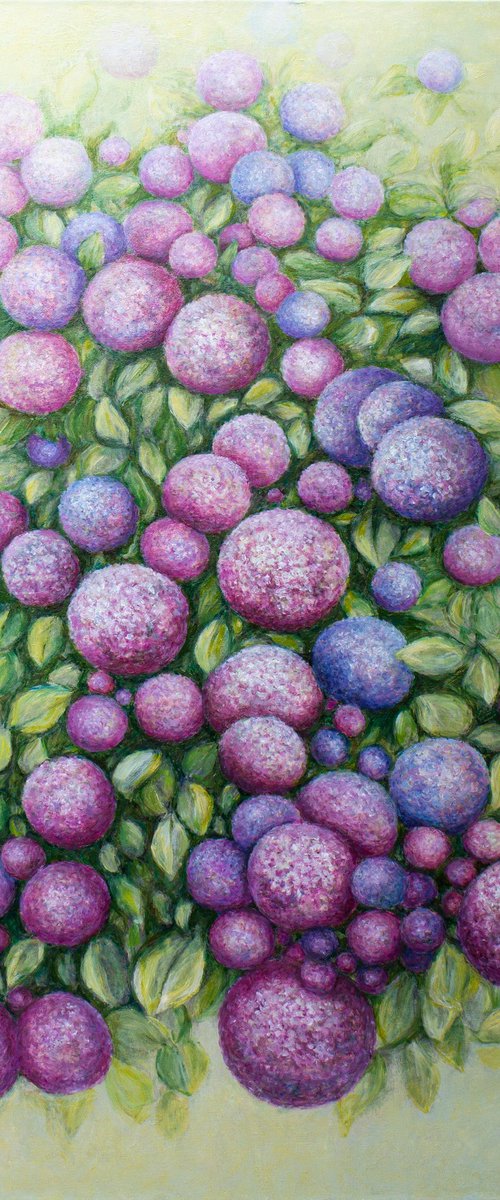The Hydrangea Galaxy by Mila Moroko