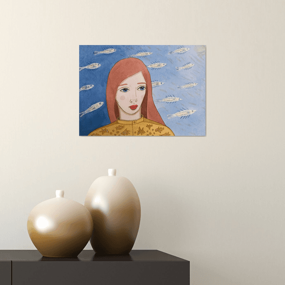 Portrait with Fish