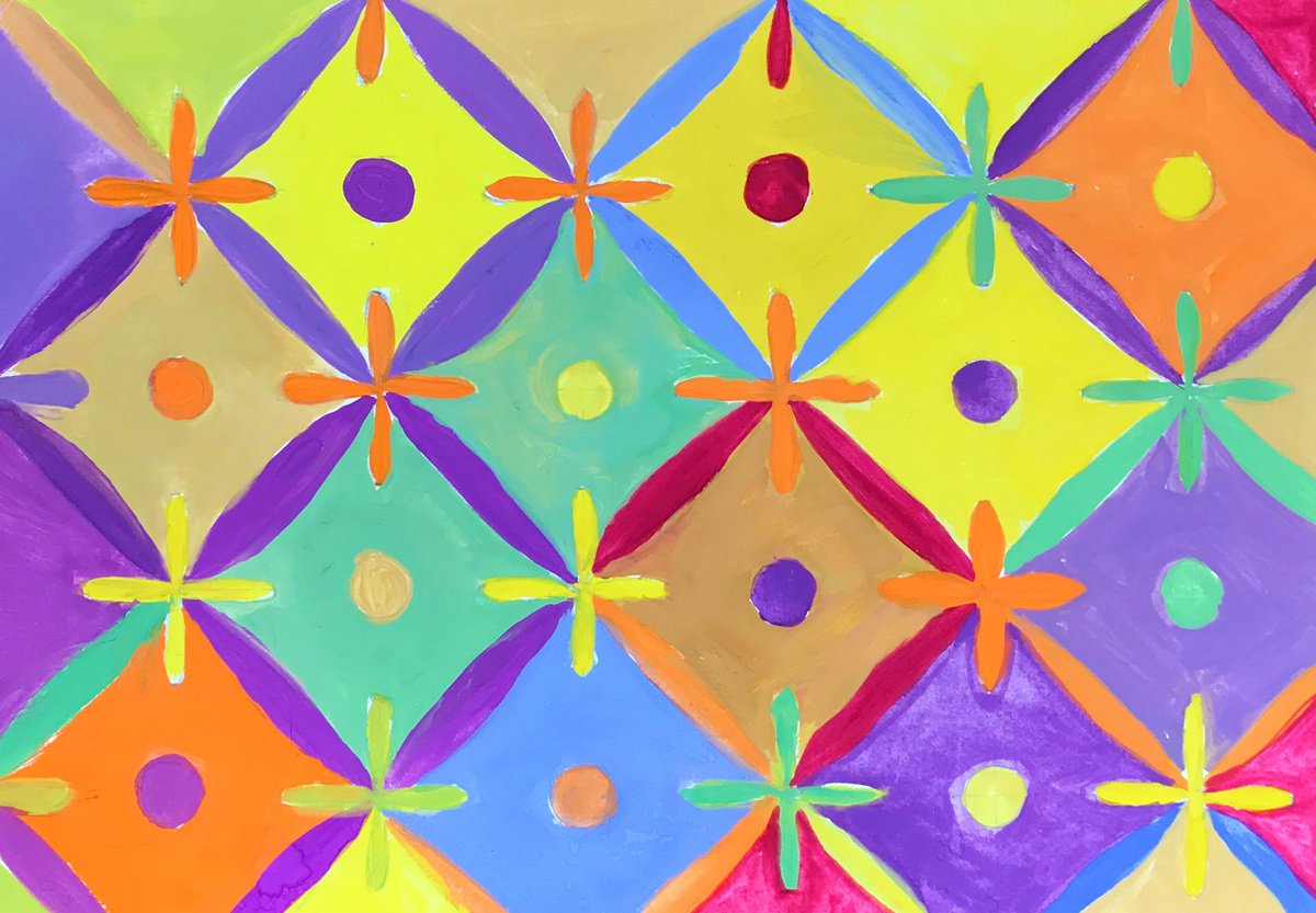 Abstract Painting By Anastasia Terskih, 12 X 8, Abracadabra, Original Artwork