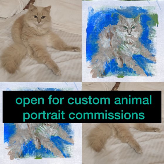 commissions for pet portraits