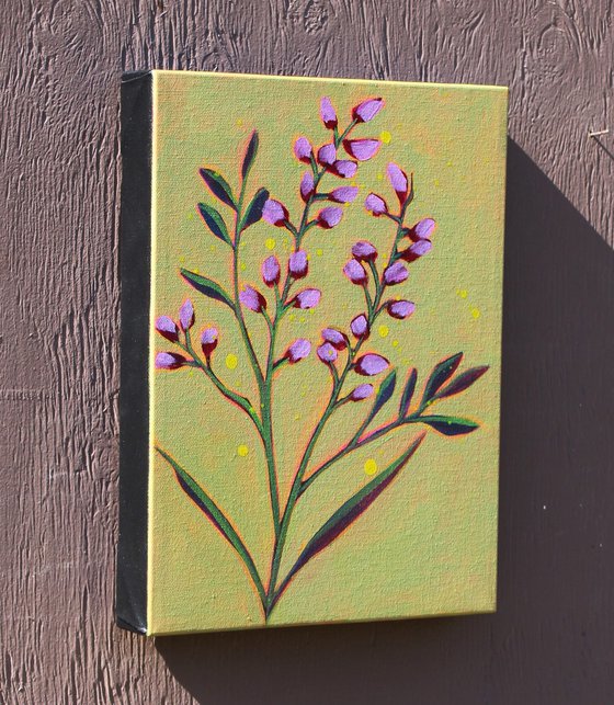 Botanical on Pea Green