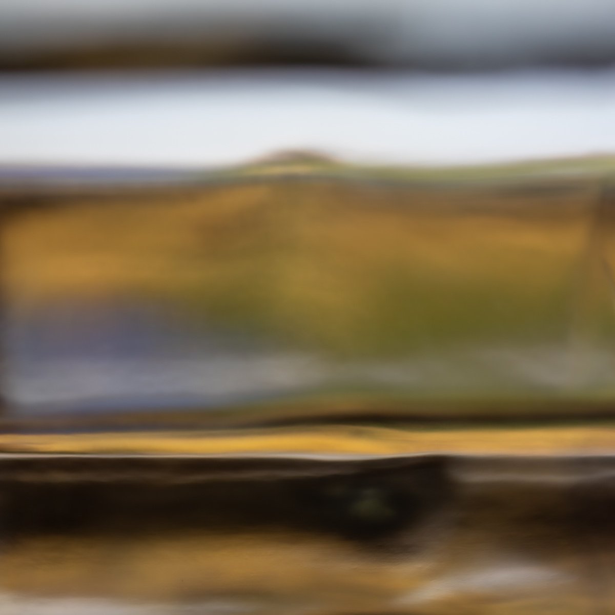 Abstract Landscape Photograph By Sven Pfrommer, 41 X 41", Fluid Horizon Xxxviii - Seascape Photoart, Original Artwork