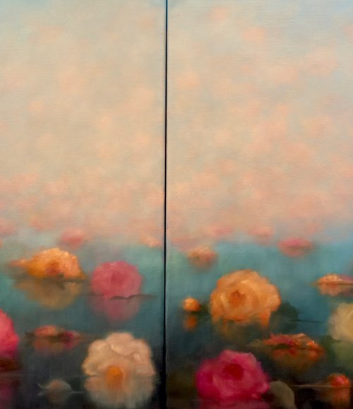 Roses Reflecting by Lee Campbell