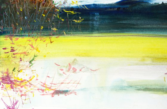 Summer Landscape 21-7 9x12in (22x30cm)