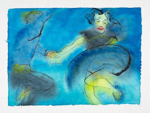 Dance in blue by Marcel Garbi