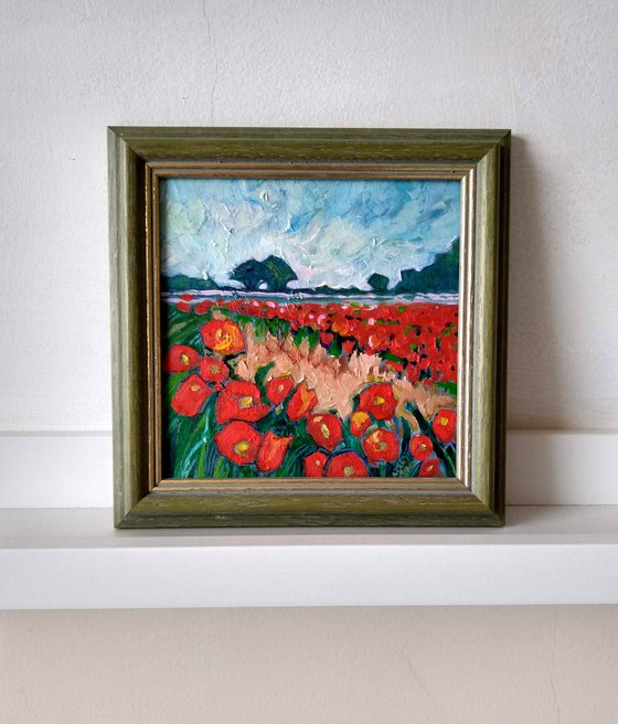 Tulip Morning - Miniature Landscape