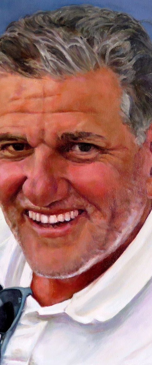 Commission  Portrait of Jodan's Father by QI Debrah