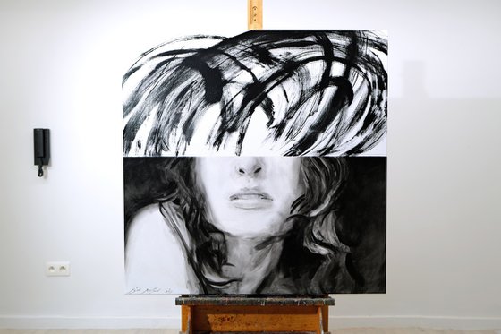 Romance without contex  100 x 100 cm.