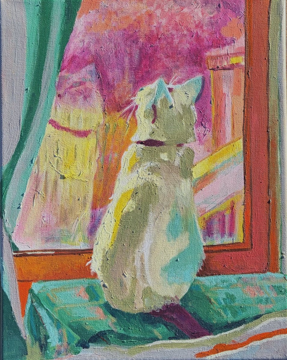 Acrylic Painting , Arfur Reflection By Heather Kostal, 11 X 14, Artwork For Sale On Artfinder