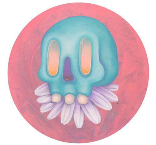 Flower Skull by Mia Hawk