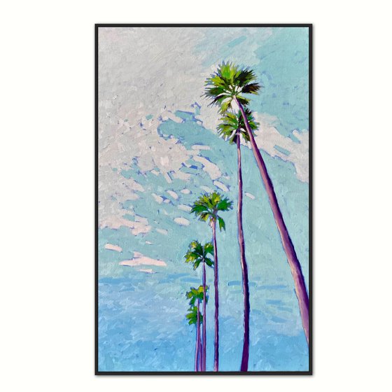 Vanilla sky with palms 32-20in
