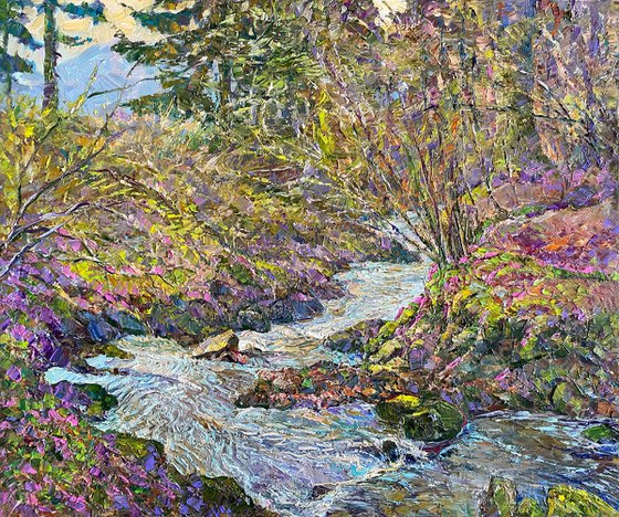 A rushing flow