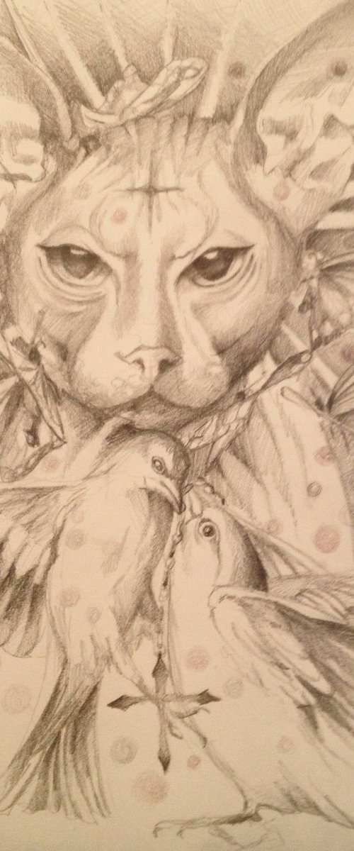 Sketch for Tender souls series by Valentina Toma' aka Zoe Chigi