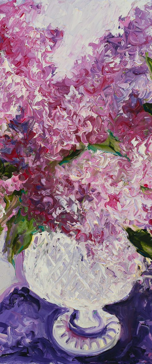 Lilac Laces by Liudmila Pisliakova