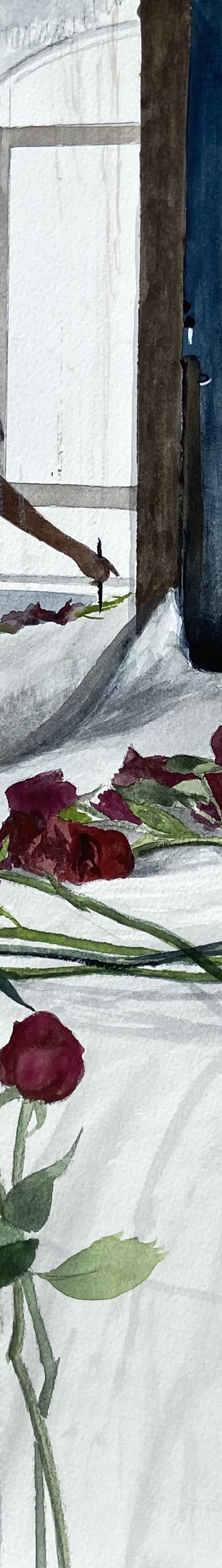 Red Roses by Mazen Ghurbal