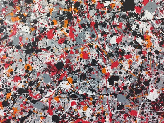 J. Pollock inspired acrylic by M.Y.