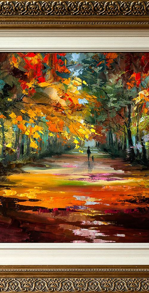 'Morning Stroll in Osterley Park' by Ewa Czarniecka