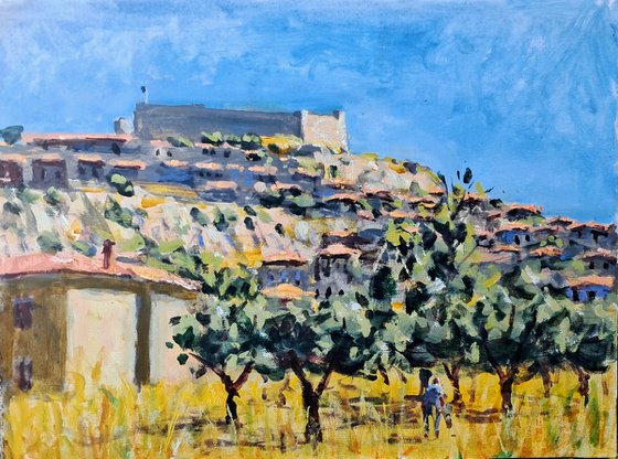 The castle and the old farmer