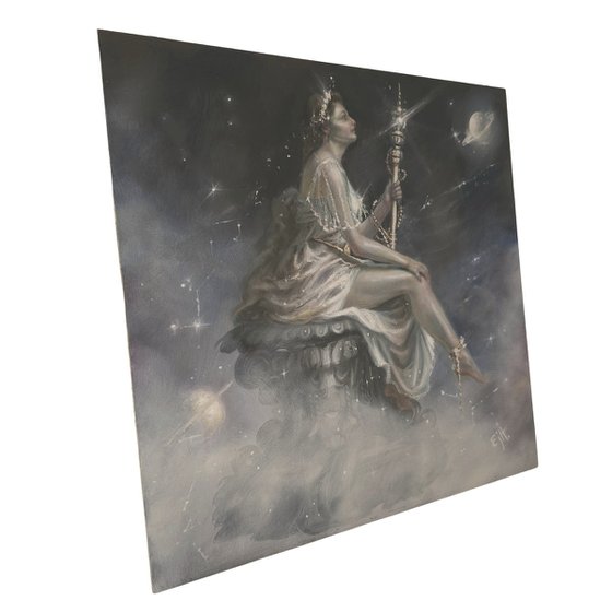 Gloriana, Celestial Realism Oil Painting