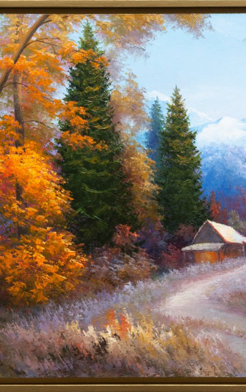 AUTUMN IN THE MOUNTAINS by Oleksii Vylusk
