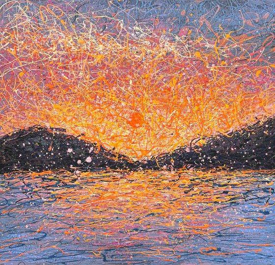 When Stillness Becomes Love - framed