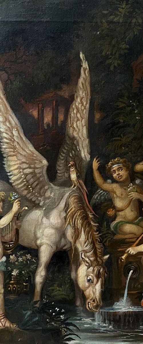 Pegasus and Cupids by Oleg and Alexander Litvinov