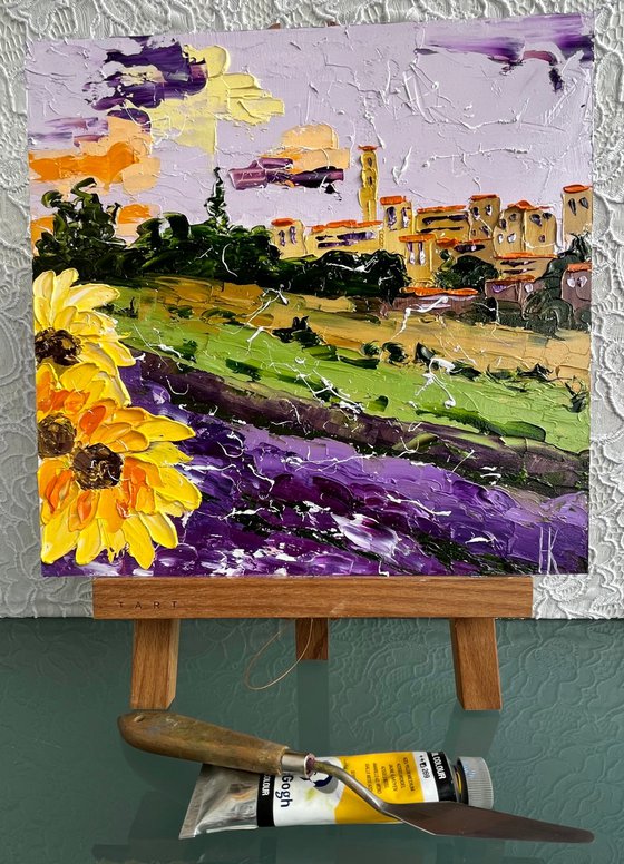 Provence Lavender Field Art