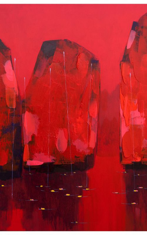 Red in Halong Bay No.3 by The Khanh Bui