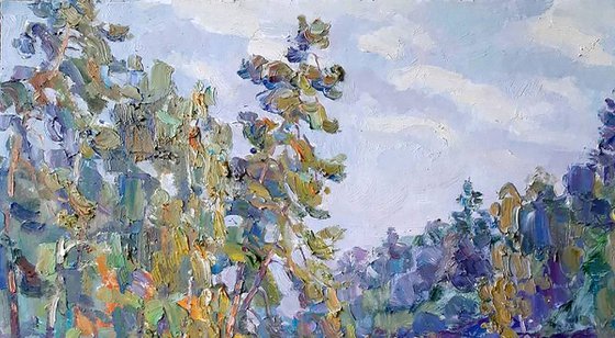 Oil painting Forest park nKoval143