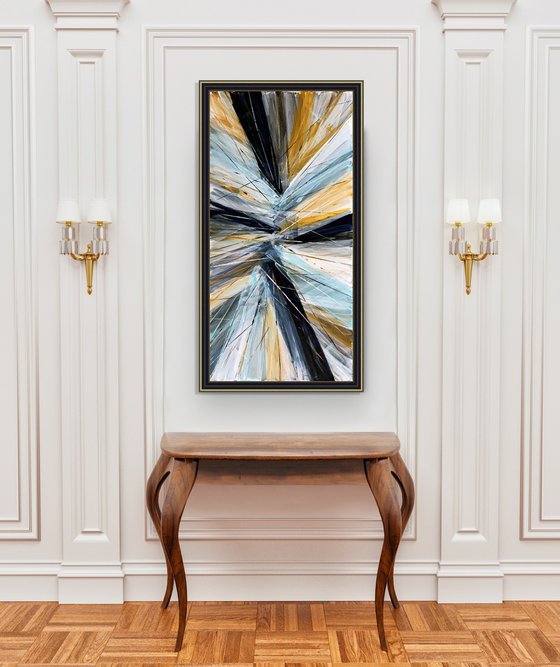 Lightness of blue and ochre