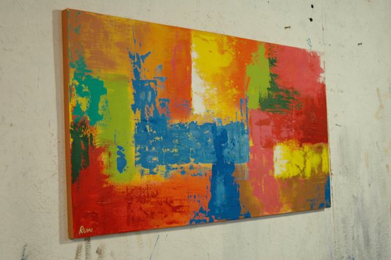"Joy Of Life". Original abstract painting.