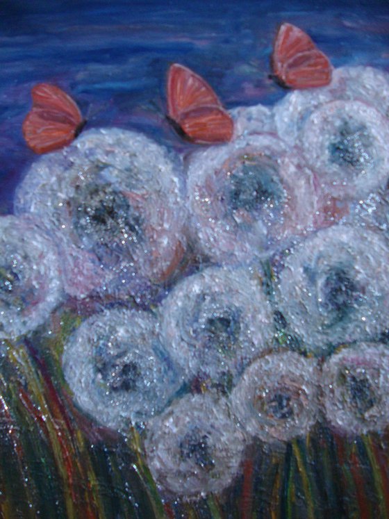 Sparkling dandelions