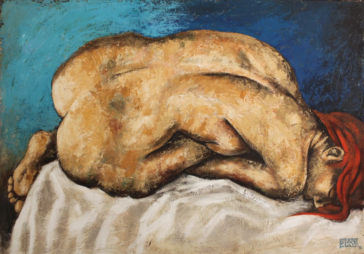 Sleeping woman by Vincenzo Stanislao