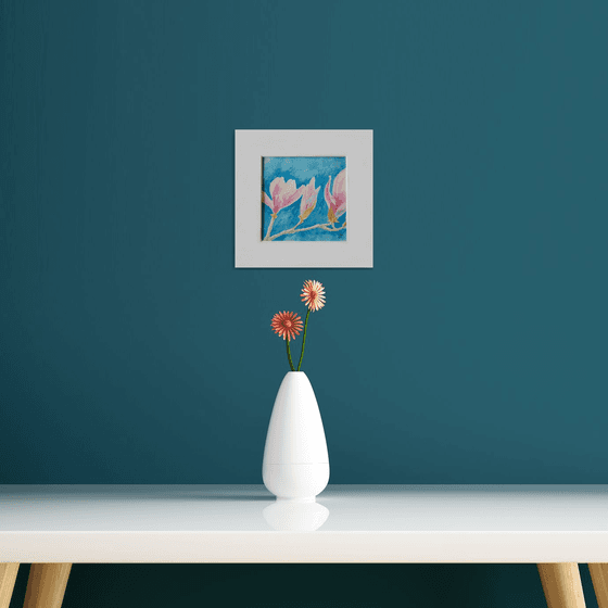 Magnolia Blossom - Watercolour, small gift idea