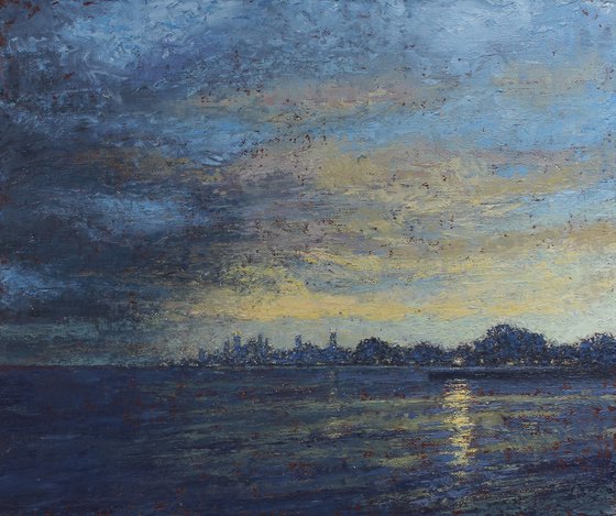 Chicago Skyline from Evanston