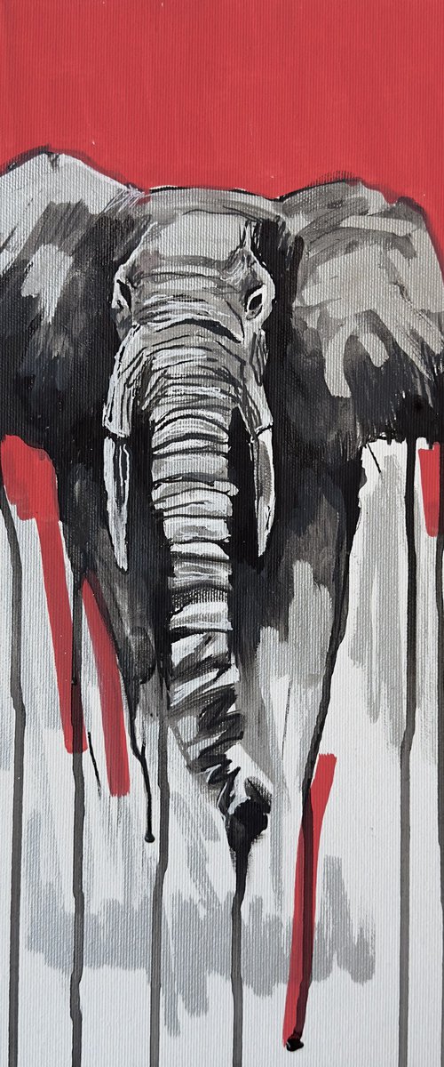 "African Elephant II" by Nikola Gulev