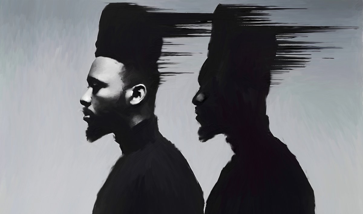 Expressive Portrait Acrylic Painting By Anzhelika Klimina, 31 X 20, Male Portrait N23, Original Artwork