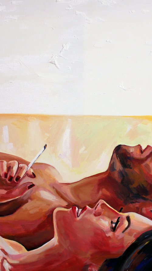 Man and woman nude by Sasha Robinson